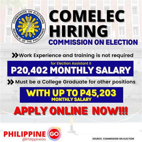 comelec hiring